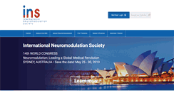 Desktop Screenshot of neuromodulation.com
