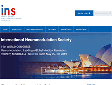 Tablet Screenshot of neuromodulation.com